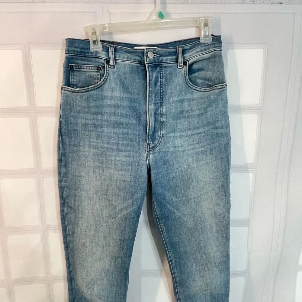 Reformation jeans po# 17801 Cyrus Wash high waist straight leg size 30 - Picture 6 of 14